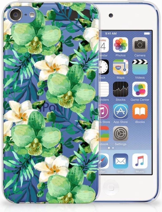 Apple iPod Touch 5 | 6 TPU Case Orchidee Groen