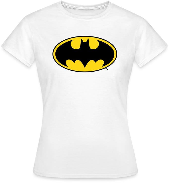 Batman Logo Original Kostuum T-Shirt Dames