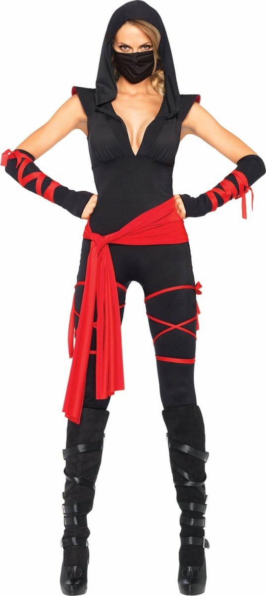 Dodelijke Ninja Combinaison Dames Leg Avenue