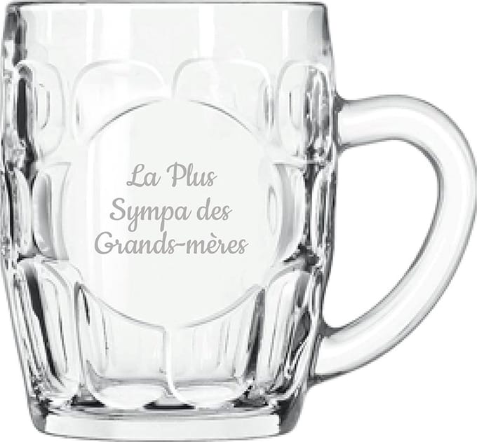 Bierpul gegraveerd - 55cl - La Plus Sympa des Grands-mères