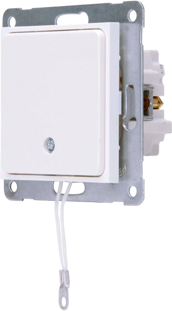 Kopp trekschakelaar inbouw - HK07 mat wit (295832001)