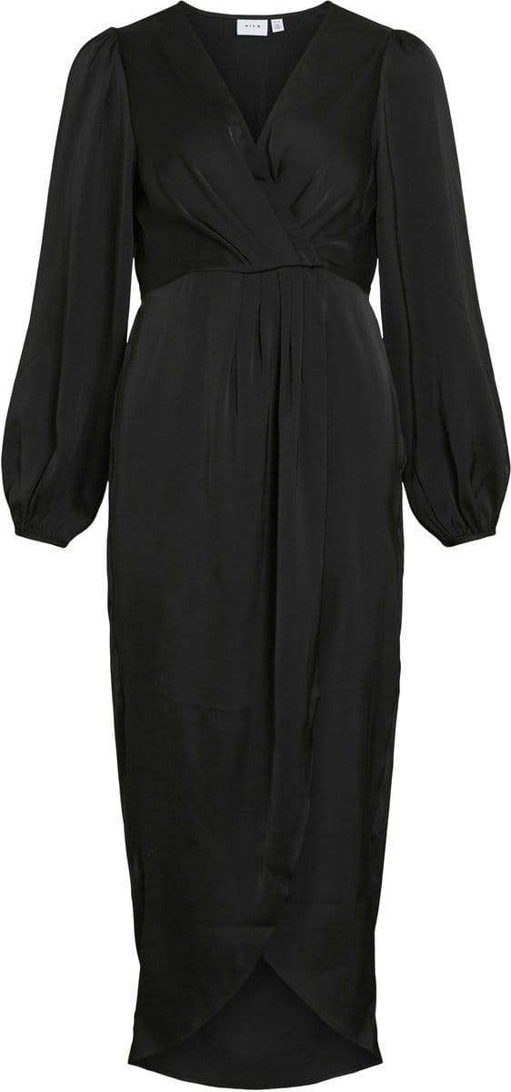 VILA - VIRAVENNA L/S V-NECK WRAP DRESS -NOOS/DC - Dames - Maxi jurken