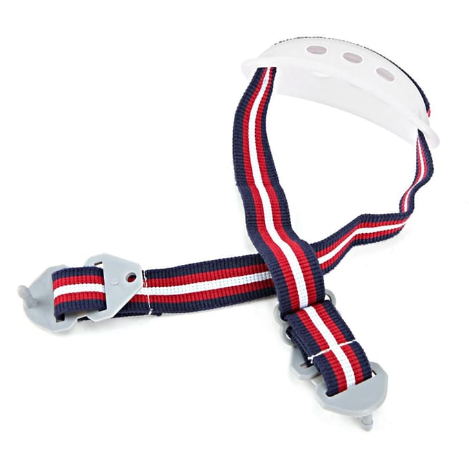 Veiligheidsconstructie Witte Bouwhelm Kinband Afneembare Sling voor Helm Onderkaak white