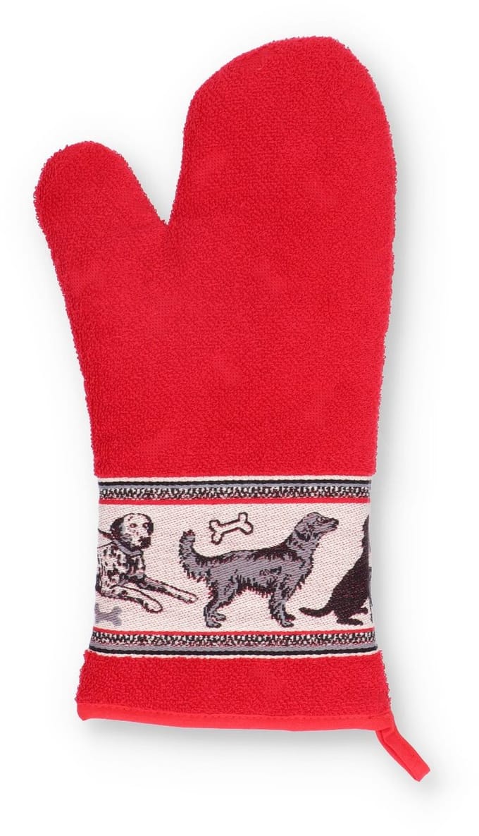 Bunzlau Castle | Ovenhandschoen Hond Rood CE