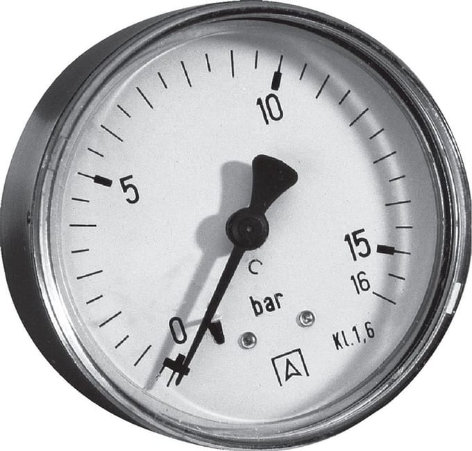 Wilo Mechanische toebehoren Manometer 0 - 10 bar, 2033535