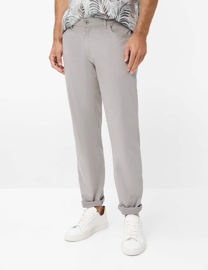 Brax Heren Jeans  Style CADIZ silver, lichtgrijs, maat 46/34