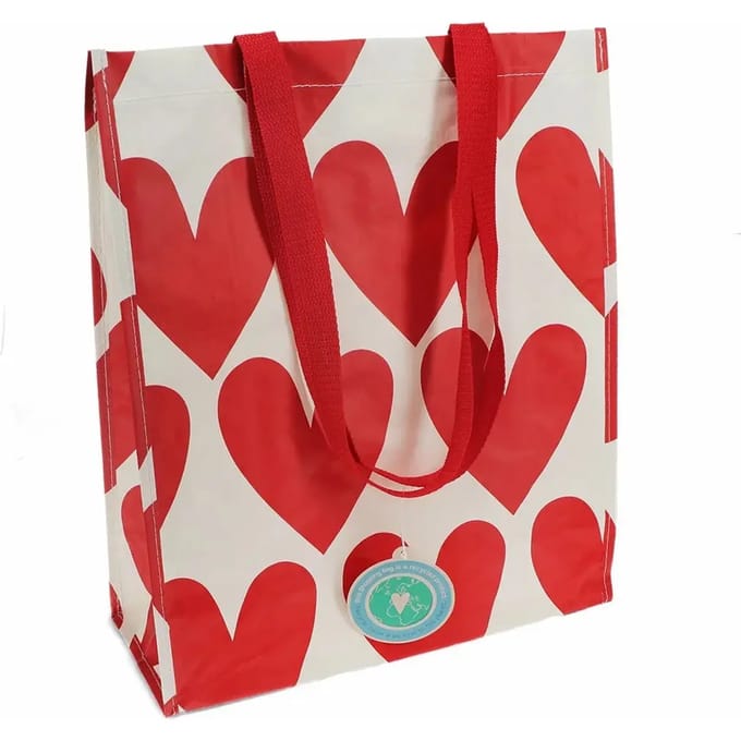 Gerecyclede shopper tas Rex London Coeurs