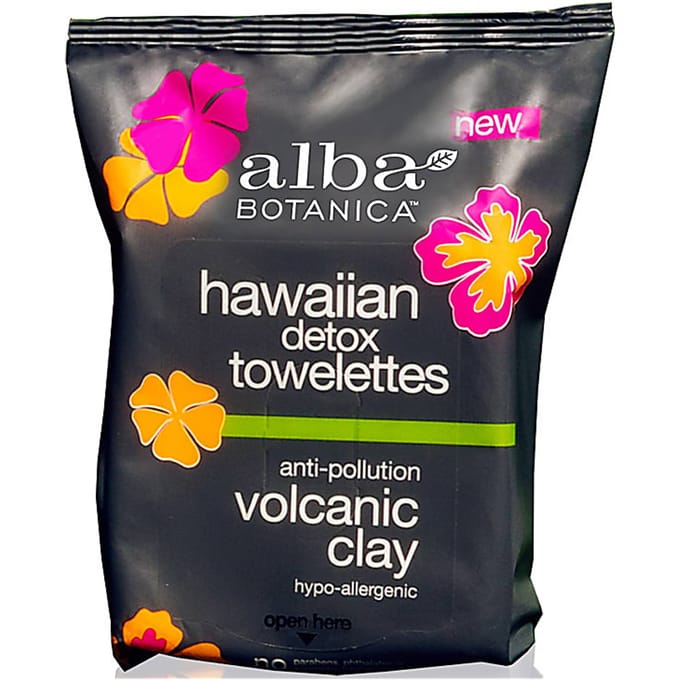 Alba Botanica Volcanic Clay Towelettes 30 wipes
