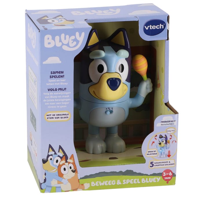 Bluey interactief speelgoed VTech Beweeg & Speel Bluey educatief.