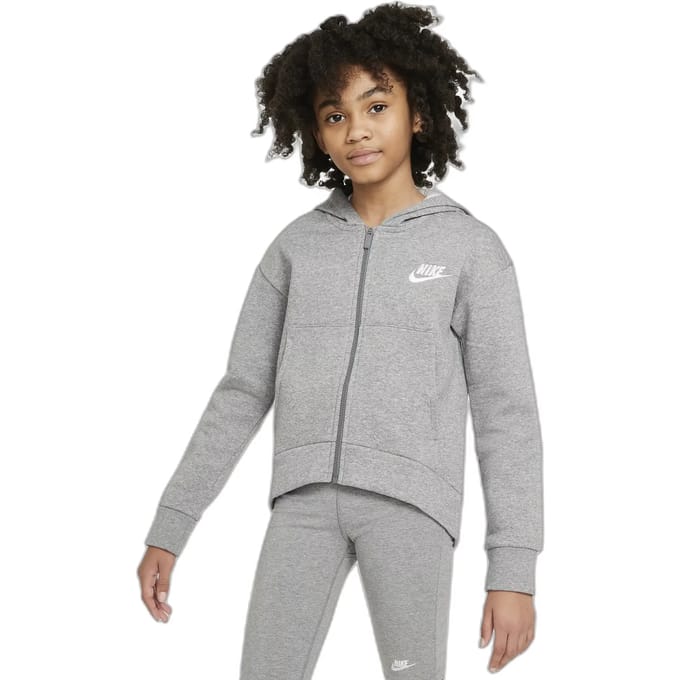 Meisjes fleece hoodie Nike Club
