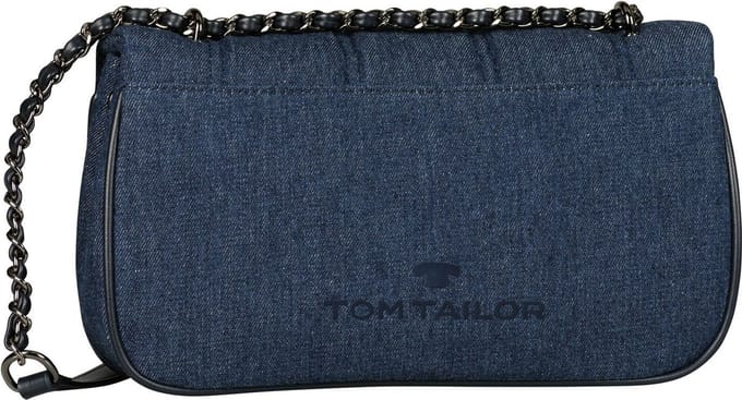 TOM TAILOR Schoudertas Julieta Flap Bag Denim Blue Blauw