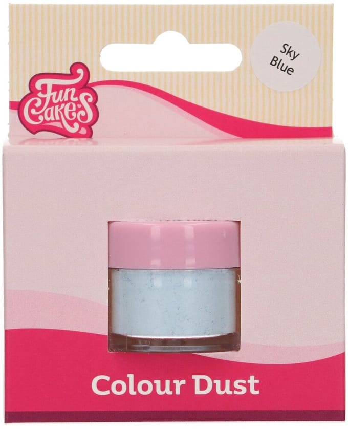 FunCakes Color Dust - Kleurstof - Lichtblauw - 6,5g - Voedingskleurstof