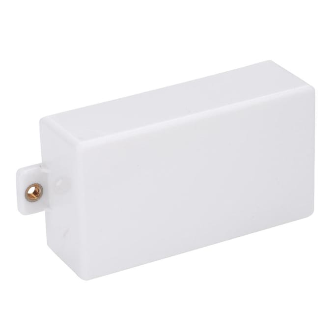 2 stuks elektrische gitaar humbucker pickup covers verzegelde gitaar vervangingsonderdelen (Wit) wit