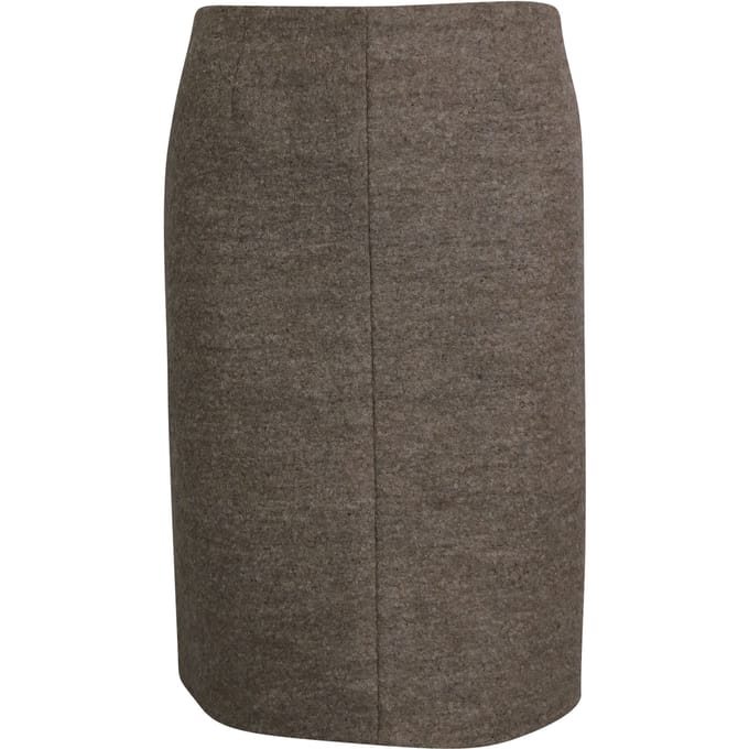 Marc Jacobs knielange rok in beige Lana Vergine