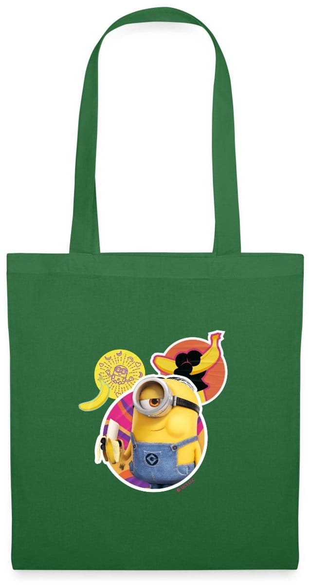 Minions Stuart Met Banaan Tas Van Stof Schoudertas
