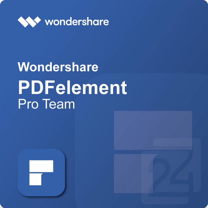 Wondershare PDFelement Pro Teams Windows 1 Jaar