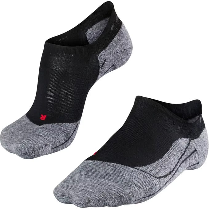 FALKE TK5 Invisible anti-blaar dun wol functioneel materiaal wandelsokken dames zwart - maat 39-40