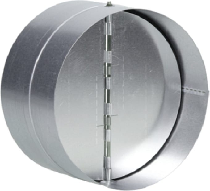 Paneir Airdesigns - Buisverbinder met vlinderklep - doorsnede 150 mm