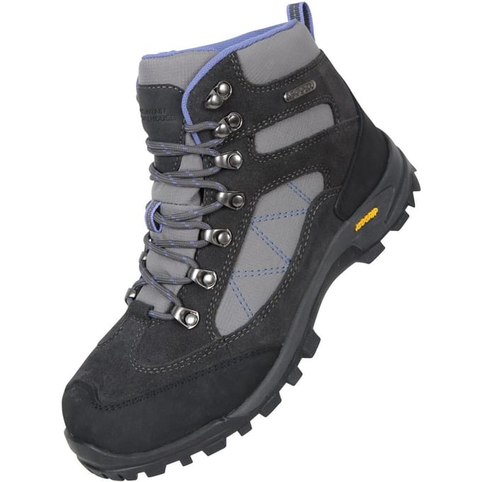 Mountain Warehouse Dames/Dames Storm Suède Waterdichte Wandelschoenen (Grijs)
