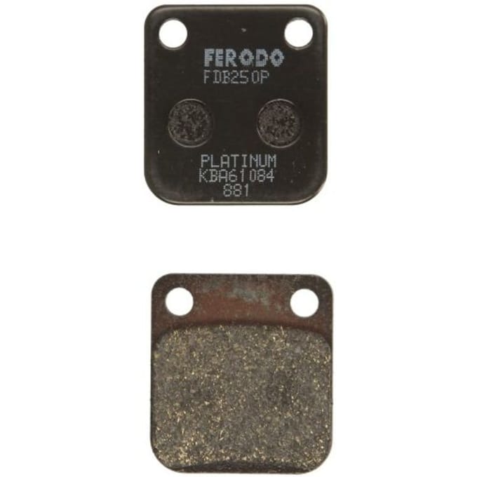 Ferodo Fdb250p Platinum Road Semi-gesinterde Remblokken Transparant