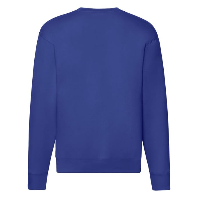 Fruit of the Loom Heren Premium Ingelegd Sweatshirt (Koningsblauw)
