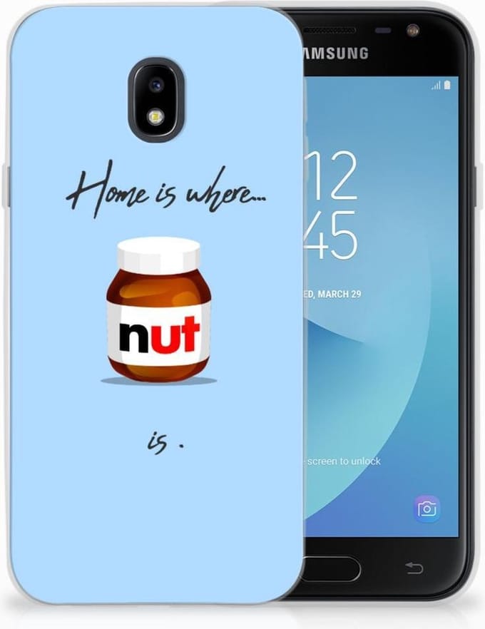 Back Cover voor Samsung Galaxy J3 2017 Siliconen Case Nut Home