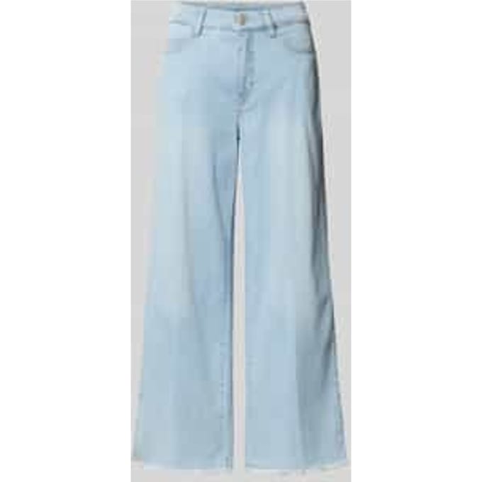 Wide fit jeans-culotte van katoenmix model 'DREAM'