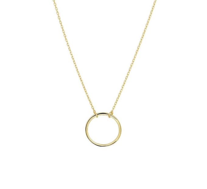 YO&NO - Ketting - Goud - Rondje -  0,8 mm - 40 - 42 - 44 cm - 585 goud