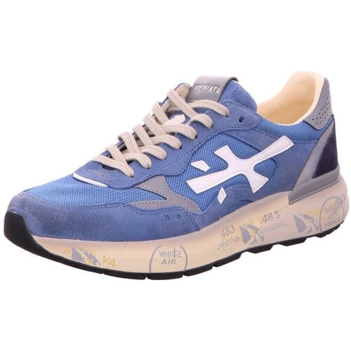 Premiata Mick Sneakers - Suède - Heren - Blauw - Maat 42