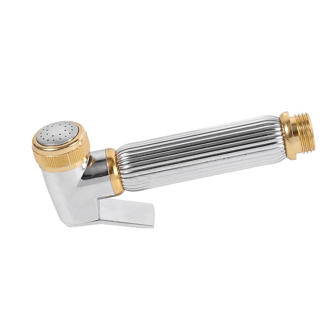 Bidet Laiton Salle de Bain Douchette WC Pulvérisateur Pommeau de Douche Gicleur white