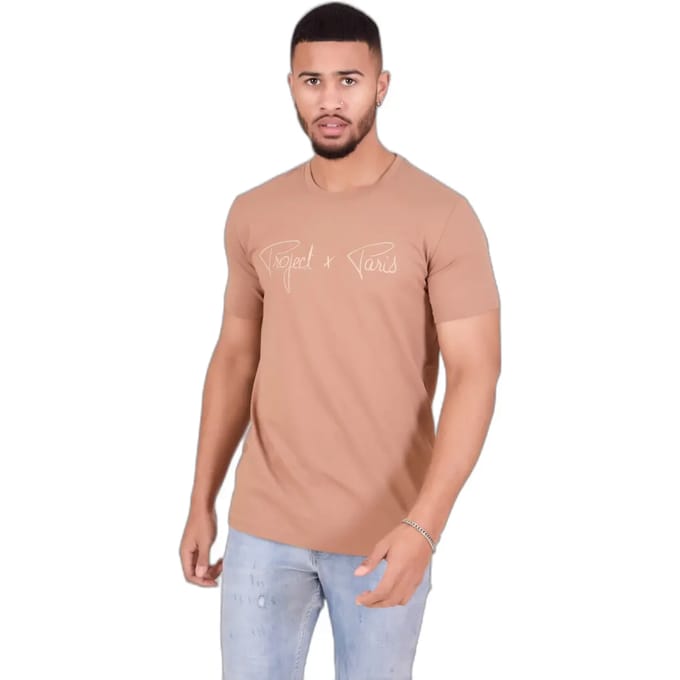 T-shirt Project X Paris Logo basic broderie