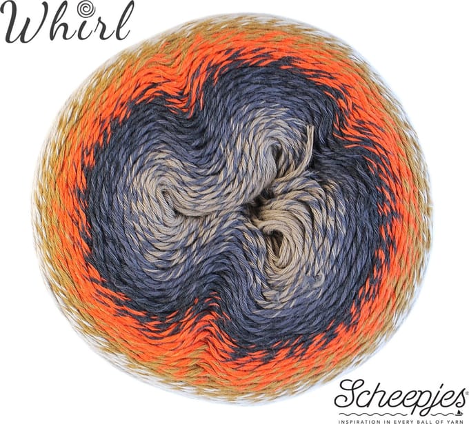 Scheepjes Whirl 1000m - Jumpin' Jaffa Pop
