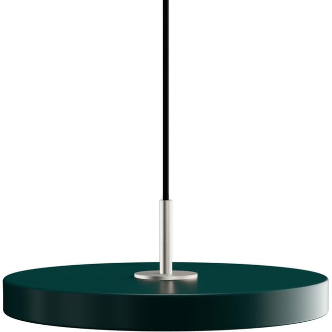UMAGE LED hanglamp Asteria Mini donkergroen/messing Ø 31 cm