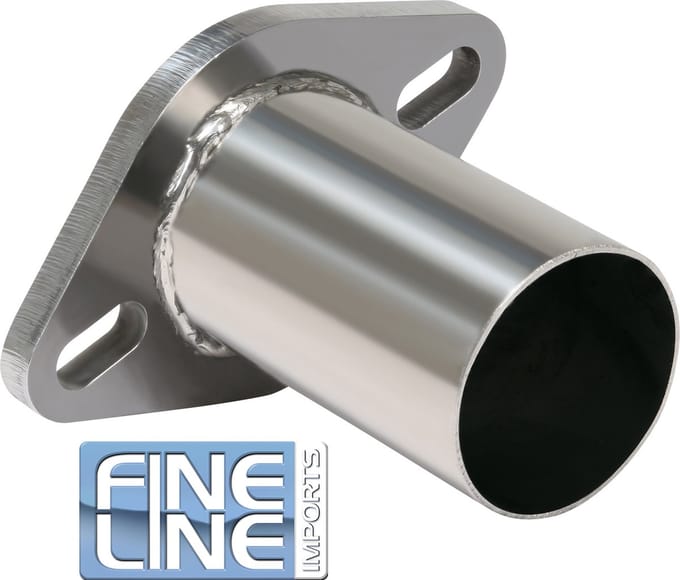 RVS 2-GAATS FLENS MET BUIS 45MM