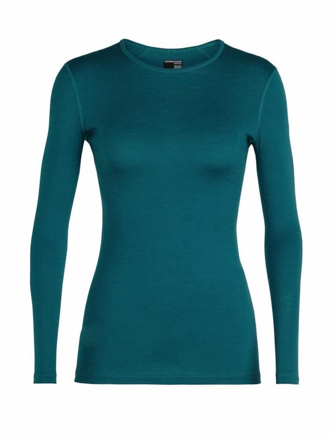 200 Oasis LS Crewe Thermoshirt Dames Midnight Navy S