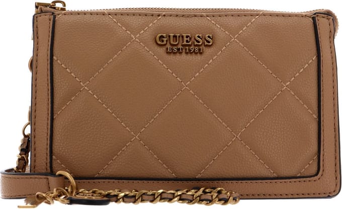 GUESS Schoudertas Abey Multi Compartment Xbody Beige