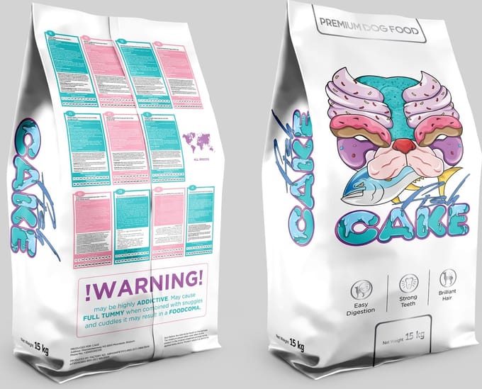 CAKE DOG FOOD®(FISH)- 15 KG