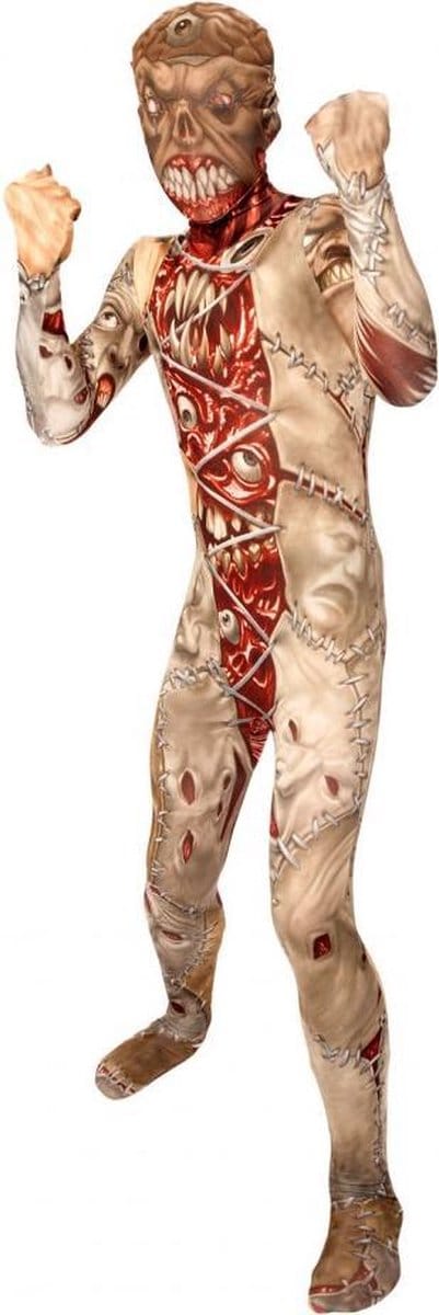Morphsuits™ Monster: Facelift Kids - SecondSkin - Verkleedkleding - 91/104 cm