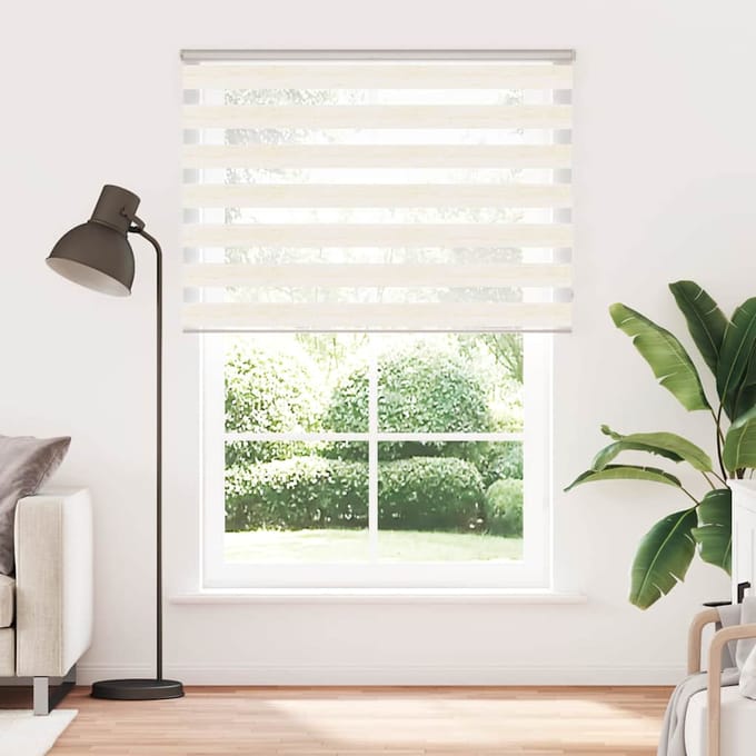 vidaXL - Zebra - Blind - Marmer - Beige - 165x230 - cm - Stofbreedte - 160,9 - cm - Polyester