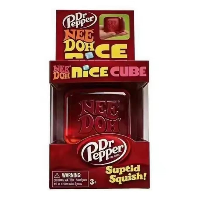 Needoh Nice Cube Sensorische Stressverlichter Fidget Tool voor Angst & Focus Bureau Sensorische Kubus voor Volwassenen & Kinderen