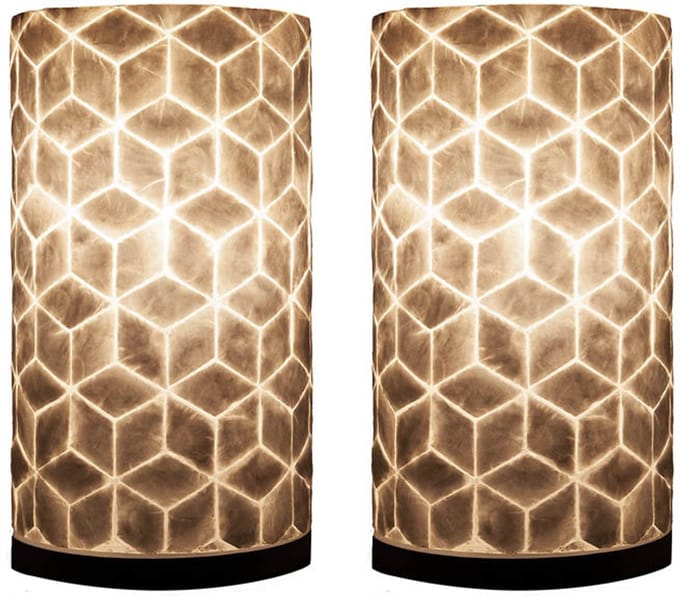 Tafellamp Cube 30cm 2 Stuks E14 Fitting