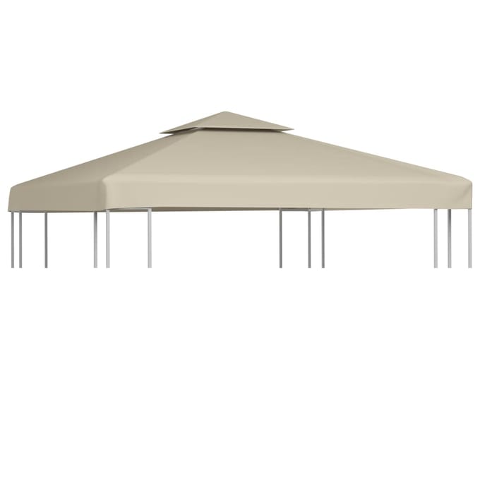 vidaXL - Vervangend - tentdoek - prieel - 310 - g/m² - 3x3 - m - beige