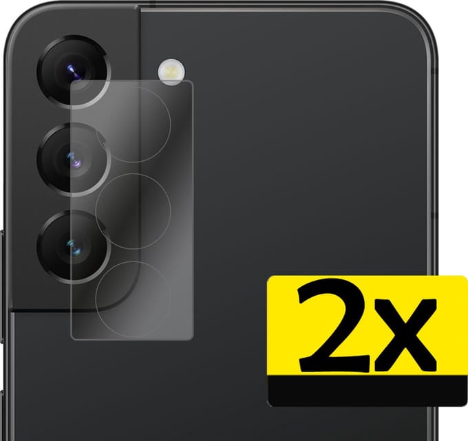 Camera Lens Protector - Geschikt voor Samsung Galaxy S22 Plus - 2 Stuks - Camera Screenprotector - Beschermglas - Gehard Glas - Tempered Glass - Screen Protector