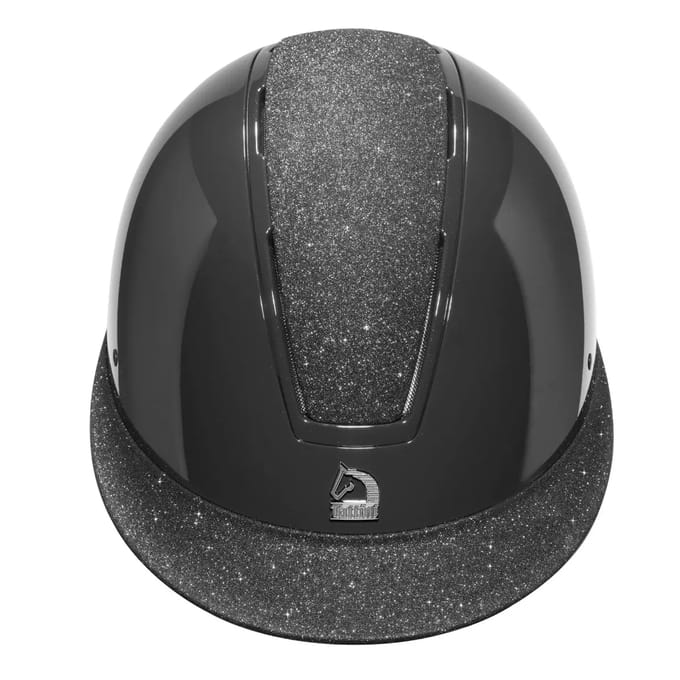 Glanzend ruiterhelm met glitter Selene Tattini