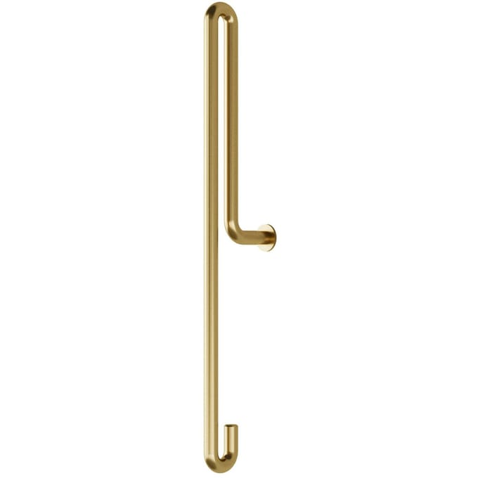 Moebe Wall Hook - enkel - groot - mat goud