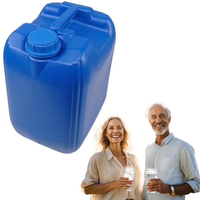 Anwicar Jerrycan voor Water - 10 L - Watercontainer - Camping Watertank - Blauw