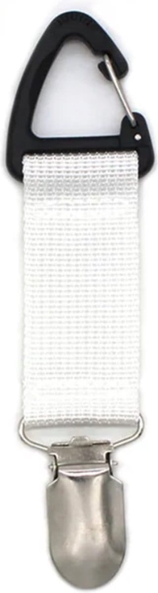 BY-ST6 Hoed clip Hoed klem Flat cap clip Tashanger Accessoire Clip kleur wit