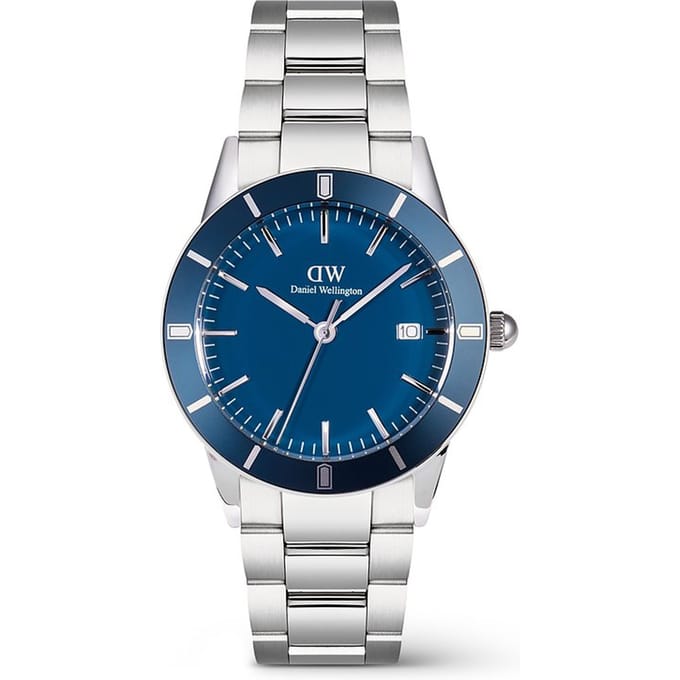 Daniel Wellington - Iconic Paradigma Blu Arctic Enamel - DW00100820 - Heren - Horloge - Ø40