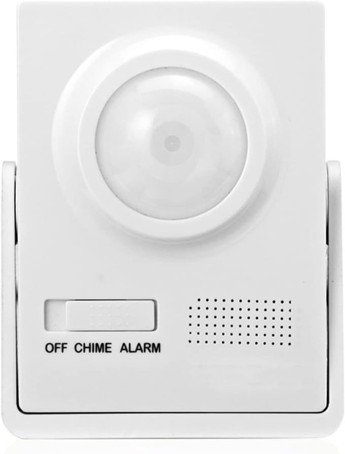 Inductie Deurbel - Draadloze Sensor - Welkom Melding - Instelbaar Volume - 32 Melodieën - Wit