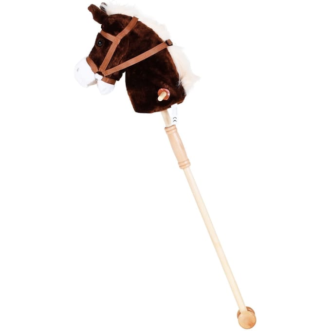 Stokpaard bruin - 95 cm - hobby horse